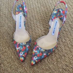 Manola Blahnik Nearly New Classic Sling Back 6.5
